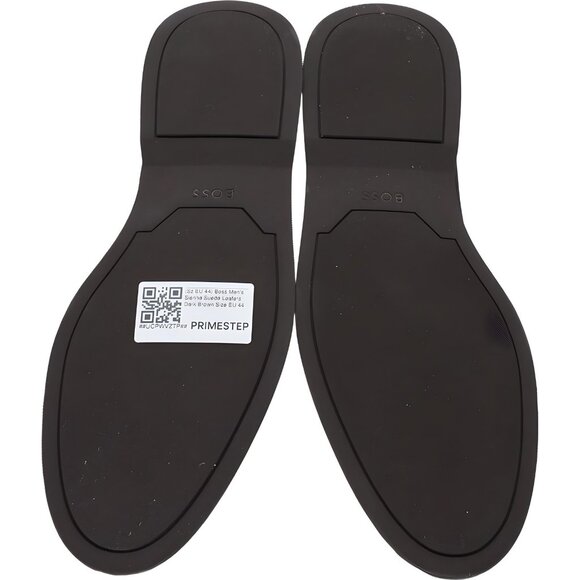 BOSS Sienne Suede Loafers Dark Brown Slip-On Dress Casual Shoes Men's EU 44 - Picture 6 of 6